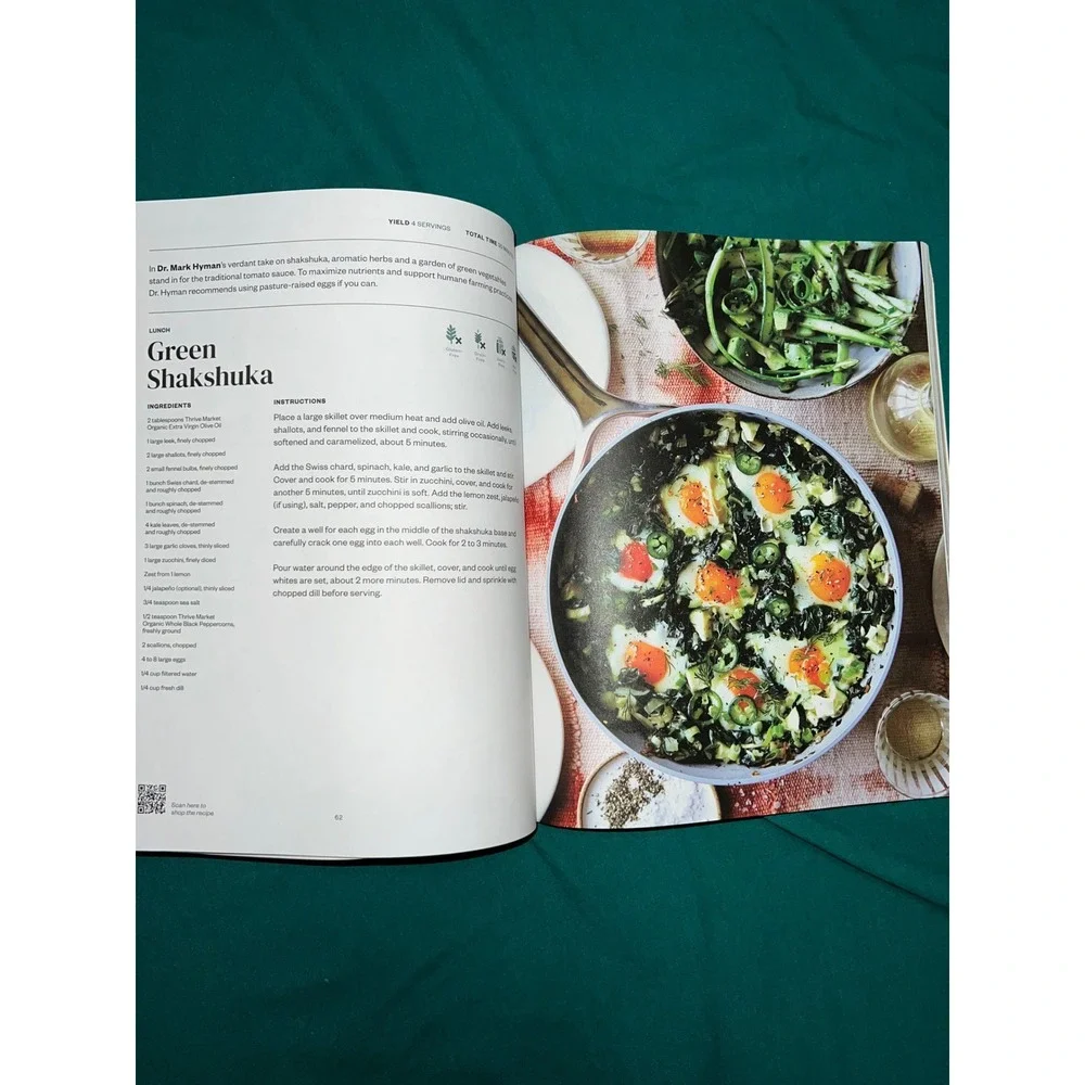 Thrive Market Healthy Living Made Easy Cookbook 60+ Quick Recipes 30 Mins / Less
